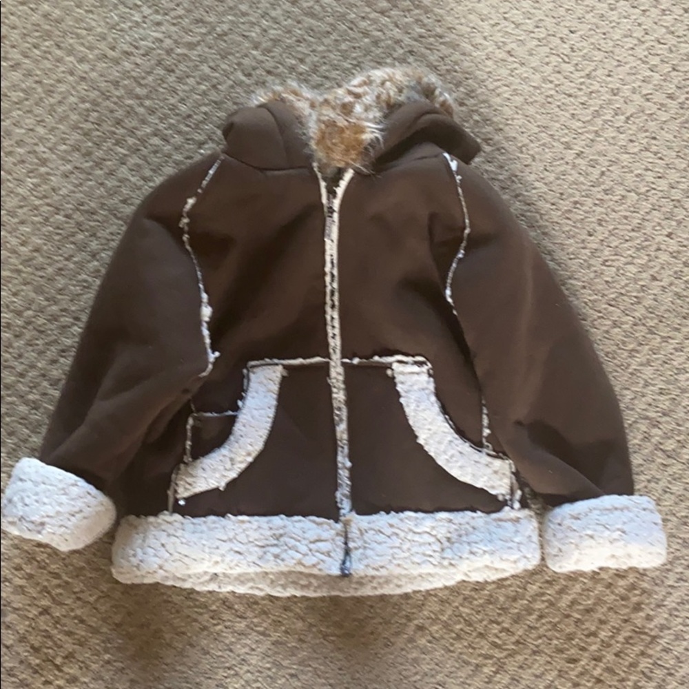 Kids fuzzy jacket